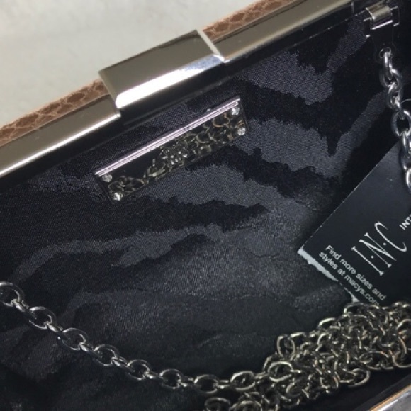 Hybrid Cross-Body/Clutch Rose-Gold INC for Macy’s - Picture 6 of 8